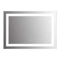 HOMCOM LUSTRO ŁAZIENKOWE Z OŚWIETLENIEM LED 50x70(m-1)