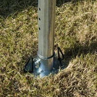 Outsunny Pavilion pentru extern cort pentru petreceri, căsătorii cadru din oțel impermeabil, Alb, 8x4x2.8m(m-8)