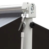 Outsunny copertina de soare reglabila, 300x295cm, gri(m-9)