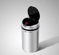 HOMCOM 30L LUXURY Automatic Sensor Dustbin Kitchen Waste Bin Rubbish Trashcan Auto Dustbin Stainless Steel with Bucket CHROME 30.5*30.5*56.5CM(m-2)