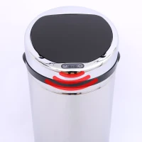 HOMCOM 50L LUXURY Automatic Sensor Dustbin Kitchen Waste Bin Rubbish Trashcan Auto Dustbin Stainless Steel with Bucket CHROME(m-4)