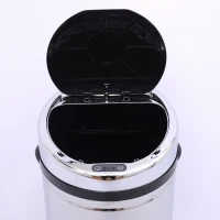 HOMCOM 50L LUXURY Automatic Sensor Dustbin Kitchen Waste Bin Rubbish Trashcan Auto Dustbin Stainless Steel with Bucket CHROME(m-5)