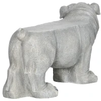Outsunny Realistic Pekingese Sculpture, Garden Statue / Garden Stool, Outdoor Dog Ornament Home Decoration(m-8)