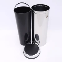 HOMCOM 50L LUXURY Automatic Sensor Dustbin Kitchen Waste Bin Rubbish Trashcan Auto Dustbin Stainless Steel with Bucket CHROME(m-6)