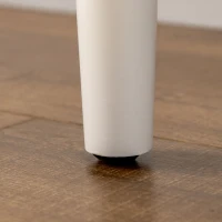 HOMCOM Console Table, Farmhouse Hallway Table with Storage Shelves and 2 Drawers, Narrow Sofa Table with Pine Wood Legs for Living Room, Entryway, White(m-9)