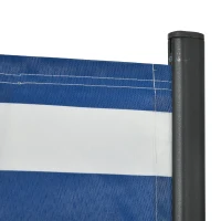 Outsunny Rolety Boczne Rozsuwane, 300 x 160cm Ścianka Ochronna z Ochroną UV(m-7)