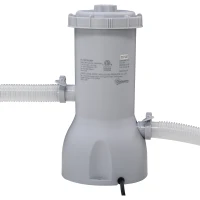 Outsunny Piscina Fuori Terra con Telaio in Acciaio, Filtro e Scaletta per 8 Persone, 540x304x106cm, Grigio(m-8)