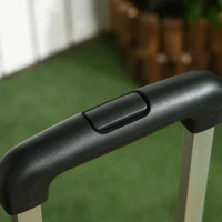 PawHut Caisse de transport pour chat avec roulettes et poignée télescopique en résine tressée effet rotin coussin inclus marron(m-9)