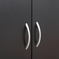 Vinsetto Armário para Impressora com Rodas gaveta 2 Portas e Compartimento Aberto 60x39x80cm Preto(m-7)