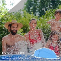 Outsunny Osłona przeciwsłoneczna do basenu, zadaszenie do jacuzzi, żagiel przeciwsłoneczny dla basenu 3 m(m-4)