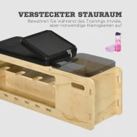 HOMCOM Ławka do ćwiczeń, regulowana ławka treningowa Fitnessbank do podnoszenia ciężarów(m-6)