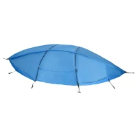 Outsunny Zonnescherm voor zwembaden, eenvoudig in te stellen, instelbare positie, UV-bescherming, blauw, 3,6 x 1,75 x 1,2 m(m-1)
