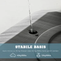 SPORTNOW Stojak na koszykówkę 293-350 cm, kosz do koszykówki ze stojakiem, rolki ze stali(m-5)