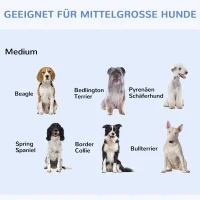 PawHut Hundekäfig, Hundebox, Transportkäfig, herausnehmbare Bodenwanne, klappbar, 92 x 57 x 62,5 cm, Schwarz(m-5)