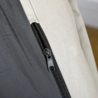 HOMCOM Sessel, drehbar, neigbare Rücklehne, Lederoptik, Stahlrahmen, hellgrau, 62 x 70 x 95 cm(m-8)