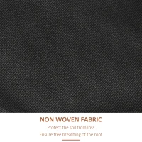 Outsunny 80cm x 45cm x 142cm 4-Tier Raised Garden Bed, Fir Wood Vertical Planter Box, Freestanding Elevated Plant Stand for Indoor Outdoor Use, Orange(m-6)