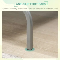 PawHut Elevated Pet Bed Cooling Raised Cot Style Bed for Large Medium Sized Dogs with Non-slip Pads Steel Frame Breathable Mesh Fabric, 110 x 75 x 20 cm - Black(m-7)