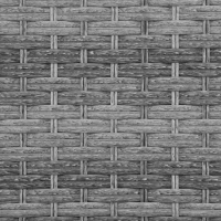 Outsunny PE Rattan Sun Loungers set of 2 with Cushion, Outdoor 2 Pieces Garden Sunbed Furniture with 4-Level Recliner Backrest, and Armrest, Grey(m-6)