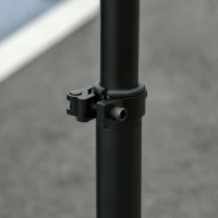 HOMCOM Electric Scooter, 120W Motor E-Scooter, Adjustable Height, Rear Brake for Ages 6+ Years - Black(m-8)