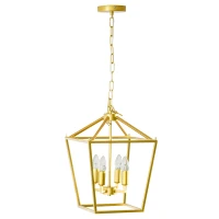Żyrandol Lampa wisząca 4-punktowa Oprawa zwieszana z regulacją wysokości wiszący łańcuch(m-1)