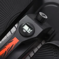 HOMCOM Mini Stepper mit LCD-Monitor, Heimtrainer, Pedaltrainer, Trainingsgerät, Stufenlos Einstellbarer Widerstand, Rutschfestes Steppbrett, Stahl(m-8)