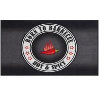 Outsunny BBQ Matte Born to BBQ 120 x 67 x 0,5 cm(m-1)