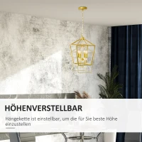 Żyrandol Lampa wisząca 4-punktowa Oprawa zwieszana z regulacją wysokości wiszący łańcuch(m-4)