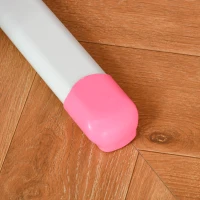 HOMCOM Conjunto de Secretária e Cadeira para Crianças com Altura Ajustável Mesa Inclinável Lâmpada LED 80x49,5x80-105cm e 36x34x60-73cm Rosa(m-9)
