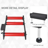 HOMCOM rulou bicicleta antrenament, 54x14.5x93-145cm(m-5)