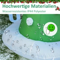 HOMCOM Opblaasbare kerstman met kerstboom(m-5)