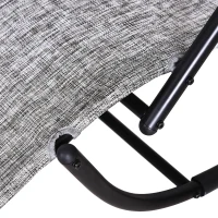 Outsunny Sezlong Scaun Balansoar Gravitatie Zero 160x61x79cm Gri(m-7)