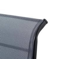 Outsunny Scaun Rabatabil de Gradina Zero Gravity Set 2 Piese cu Spatar Reglabil in 9 Pozitii si Perne, 65x70x111cm, Gri(m-8)