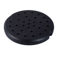 HOMCOM 2 stalpi de ghidare cu banda, Ф32x90cm, negri(m-8)