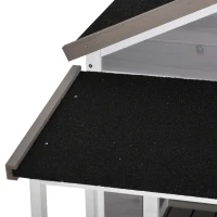 PawHut cusca pentru caini, 127x112x109cm, gri(m-9)