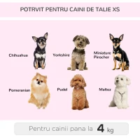 PawHut troller pentru animale, insertie de plasa, 36x30x49 cm(m-8)