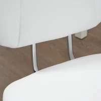 Vinsetto Cadeira de Escritório Giratória de Couro PU com Altura Ajustável e Função Basculante 50x54x87,5-96,5 cm Branco(m-9)