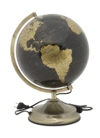 Mauro Ferretti GLOBUL MONDIAL BRONZ CU LUMINA CM Ø 25X38(m-2)