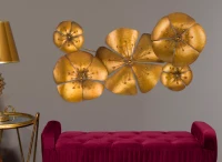 Mauro Ferretti Panou Fier Floare Goldy -A- Cm 94X6X50(m-8)