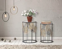 Mauro Ferretti PERECHE MESE FRUNZE GLAM  CM Ø 38X55-33X50(m-7)