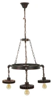 Mauro Ferretti CANDELABRU IN STIL INDUSTRIAL 3 LUMINI CM Ø 54X104(m-2)