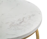 Mauro Ferretti MASUTA MARMURA SPIRALA CM Ø 27,5X47,5(m-3)