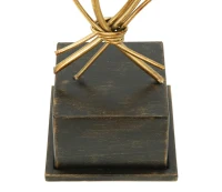 Mauro Ferretti SUPORT LUMANARE GLAM IRIS CM 29X12,5X44(m-3)