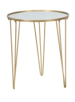 Mauro Ferretti MASUTA DE CAFEA GLAM AURIU / OGLINDA CM Ø 50X58,5(m-1)