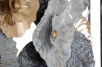 Mauro Ferretti Panou Fier Cu Flori Si Rama Plus Cm 120X7X59(m-3)