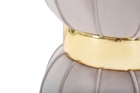 Mauro Ferretti Taburet Flori Gri cm Ø 40X44(m-4)