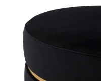 Mauro Ferretti Taburet Paris Negru cm Ø 35X40,5(m-5)