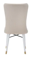 Mauro Ferretti Scaun Mimoza Crem Set 2Buc Cm 40X65X99(m-10)