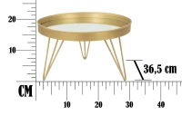 Mauro Ferretti SUPORT TAVA GLAM GOLD/OGLINDA CM Ø 31X18(m-8)