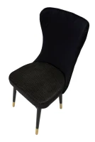 Mauro Ferretti Set Scaune Mimoza Negra 2Buc Cm 40X65X99(m-3)