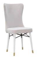 Mauro Ferretti Scaun Mimoza Crem Set 2Buc Cm 40X65X99(m-1)